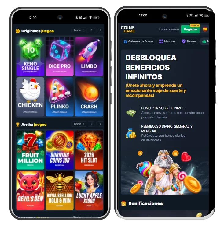 coinsgame casino movil